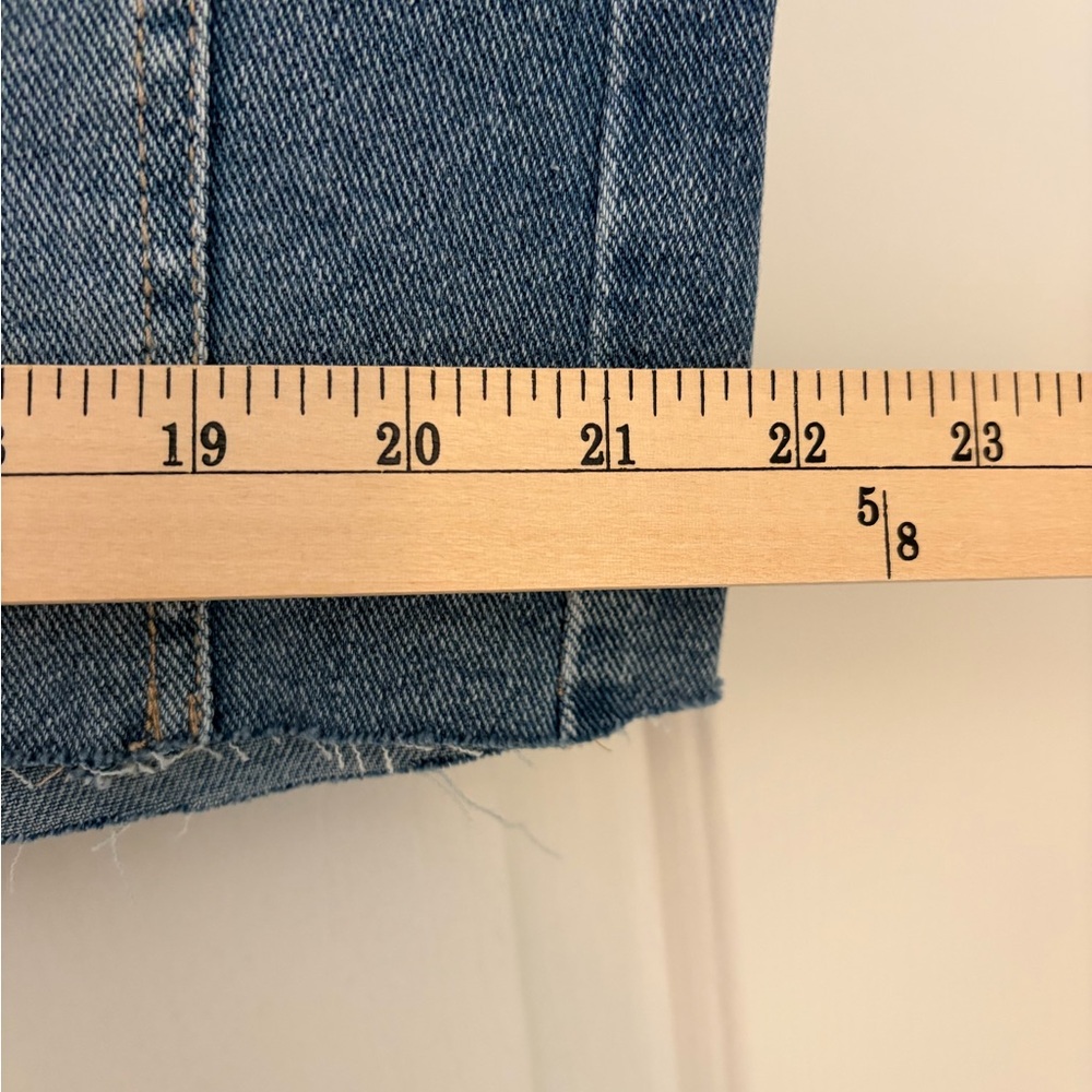 Classic Blue Denim Mini Skirt Size 12 - Picture 10 of 12